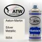 Preview: Aston-Martin, Silver Metallic, 5054: 400ml Sprühdose, von ATW Autoteile West.